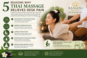 Read more about the article 5 Reasons Why Regular Thai Massage Relieves Chronic Desk Pain